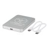 Batterie externe magnétique Avis 5000 mAh en aluminium recyclé RCS Argent