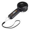 Ventilateur portable en plastique recyclé Aervia Standard | Noir | sans marquage | non disponible | non disponible