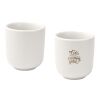 Tasses à expresso Male en céramique de 90 ml - set de 2 Standard | Blanc | sans marquage | non disponible | non disponible
