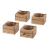 Ronds de serviette en bois d'acacia Napora Bois