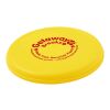 Frisbee en plastique recyclé Orbit Jaune | sans marquage | non disponible | non disponible