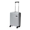 Valise cabine Rover de 20" et 40 L recyclée GRS Standard | Argent | sans marquage | non disponible | non disponible
