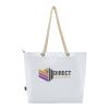 Sac shopping Panama recyclé GRS isotherme de plage avec poignées en cordelette Standard | Blanc | sans marquage | non disponible | non disponible