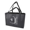 Sac shopping Jumbo extra-large non tissé recyclé GRS de 65L Standard | noir | sans marquage | non disponible | non disponible | non disponible