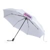 Parapluie pliable Gale de 69 cm à ouverture et fermeture automatiques en RPET blanc