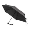 Parapluie pliable compact Jill 19 pouces à 5 baleines en RPET noir