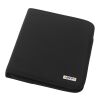 Conférencier A4 zippé de luxe Standford Standard | Noir | sans marquage | non disponible | non disponible | non disponible