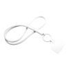 Tour de cou porte-téléphone Tubyard avec tube en plastique recyclé Blanc | sans marquage | non disponible | non disponible