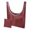 Sac shopping pliable Edy en rPET 105&nbsp;g/m2 avec impression par sublimation blanc
