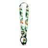Lanyard Lior en sublimation avec bracelet en silicone blanc