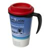 Mug isolant Brite-Americano® grande 350 ml Noir-Rouge | sans marquage | non disponible | non disponible