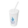Gobelet à double paroi Stadium 350 ml blanc | sans marquage | non disponible | non disponible