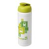 Bouteille Baseline® Plus de sport avec couvercle à clapet - 750 ml Blanc-Citron vert | sans marquage | non disponible | non disponible