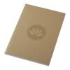 Carnet A5 à couverture souple recyclée en kraft Novella Austen avec 50 feuilles Naturel | sans marquage | non disponible | non disponible