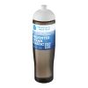 Bouteille de sport H2O Active® Eco Tempo de 700&nbsp;ml avec couvercle dôme Blanc-Charbon | sans marquage | non disponible | non disponible
