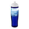 Bouteille de sport H2O Active® Eco Tempo de 700&nbsp;ml avec couvercle dôme Blanc-Bleu | sans marquage | non disponible | non disponible