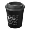 Gobelet recyclé Americano® Espresso Eco de 250 ml Noir-Gris | sans marquage | non disponible | non disponible