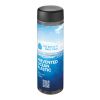 Bouteille d'eau H2O Active® Eco Vibe de 850 ml avec couvercle vissé Charbon-Noir | sans marquage | non disponible | non disponible