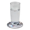 Sous-verre rond Brite-Mat® Noir | sans marquage | non disponible | non disponible