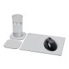 Ensemble de tapis de souris et de dessous de verre Brite-Mat® 3 noir | sans marquage | non disponible | non disponible