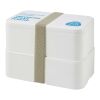 Boîte à lunch à double épaisseur de 700&nbsp;+&nbsp;700&nbsp;ml MIYO POP blanc | sans marquage | non disponible | non disponible