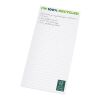 Bloc-notes 1/3 A4 recyclé Desk-Mate® blanc | 25 pages | sans marquage | non disponible | non disponible