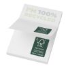 Notes autocollantes recyclées 50 x 75 mm Sticky-Mate® Blanc | 25 Seiten | sans marquage | non disponible | non disponible
