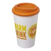 Gobelet Americano® de 350 ml isotherme Orange-Blanc | sans marquage | non disponible | non disponible