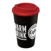 Gobelet Americano® de 350&nbsp;ml isotherme Rouge-Noir | sans marquage | non disponible | non disponible