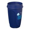 Gobelet Alto POP de 350&nbsp;ml avec couvercle 360° bleu transparent