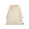 Sac à cordon en coton -Fairtrade 30x25 cm beige | sans marquage | sans marquage