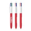 BIC® 4 Colours Soft Blanc-rouge