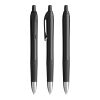 BIC® Intensity® Gel Clic noir | encre bleu | Sérigraphie 1 couleur | Corps-arrière clip | 16.00 mm x 40.00 mm