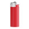 BIC® J25 Standard Briquet Rouge-Blanc-Rouge-gris clair | Sérigraphie 1 couleur | Corps-Face arrière | 16.00 mm x 40.00 mm