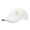 Casquette sandwich 6&nbsp;panneaux Morion GRS recyclée ajustable Standard | Blanc | Not applicable | sans marquage | non disponible | non disponible | non disponible