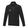 Veste Amber pour homme en polaire recyclée GRS entièrement zippée Noir | M
