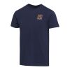 T-shirt unisexe Balfour à manches courtes en coton biologique certifié OCS de 200&nbsp;g/m² Marine | M