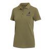 Polo délavé pour femme Calgary de 200&nbsp;g/m2 Standard | Forest Green2 | XS | sans marquage | non disponible | non disponible | non disponible