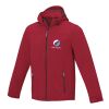 Veste softshell recyclée GRS pour homme de Langley Rouge | XXL