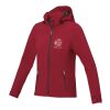 Veste Softshell recyclée GRS pour femme de Langley Rouge | XXS