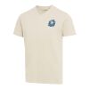 T-shirt unisexe en coton bio certifié OCS Balfour à manches courtes et col en V de 200&nbsp;g/m² Sandstone | 3XS