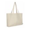 Cotton-Shopper- Sac en coton Fairtrade beige | sans marquage | sans marquage
