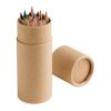 CYLINDER. Boîte avec 12 crayons de couleur Beige | sans marquage