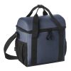 ROMA M. Sac thermique rembourré en polyester recyclé 600D ripstop 11 L Bleu | sans marquage