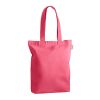 MERIDA. Sac (220 g/m²) en coton (50%), coton recyclé (30%) et polyester (20% rPET) Rose | sans marquage