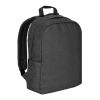 GIJON. Sac à dos pour ordinateur portable en polyester haute densité recyclé 600D et doublure en polyester recyclé 210D gris anthracite | sans marquage