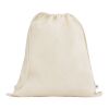 BELIZE. Sac à dos 100% coton biologique (140 g/m²) Beige | sans marquage