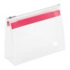 CHASTAIN. Transparent. Pochette EVA avec fermeture éclair Rose | sans marquage