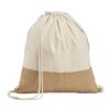SABLON. Sac type sac-à-dos 100% coton (160 g/m²) Beige | sans marquage