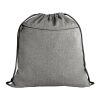 CHANCERY. Sac à cordelettes en coton recyclé (70%), polyester (30% rPET) (140 g/m²) Noir | sans marquage
